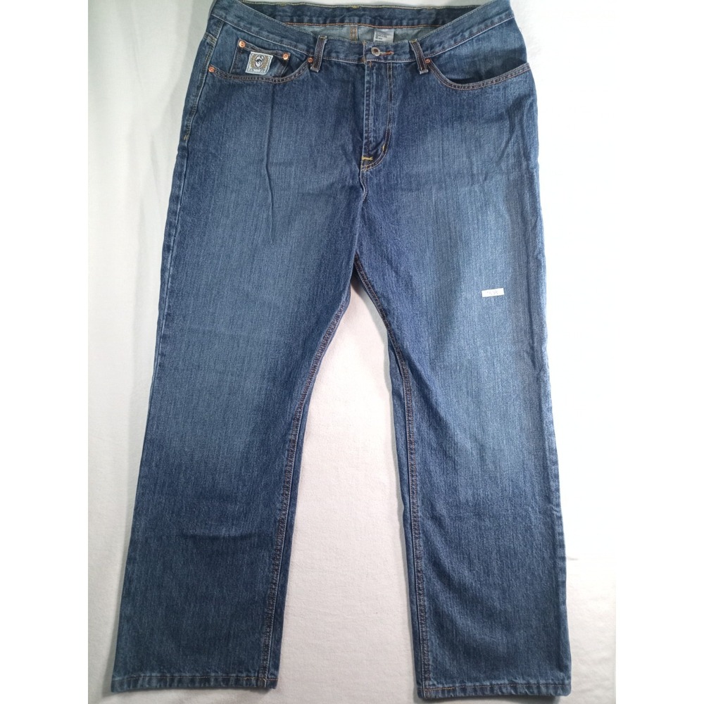 Cinch Jeans Mens 40x32 Blue Denim Western Cowboy Relaxed Bootcut Work Pants